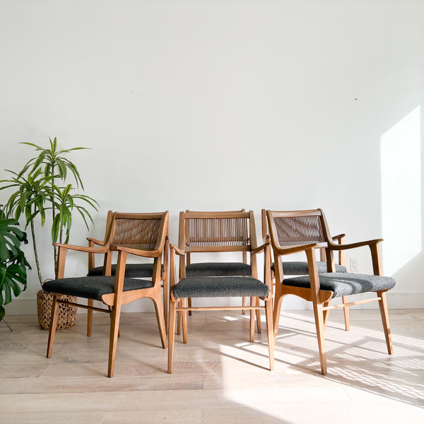 Jon Van Koert Drexel Dining Chairs New Upholstery