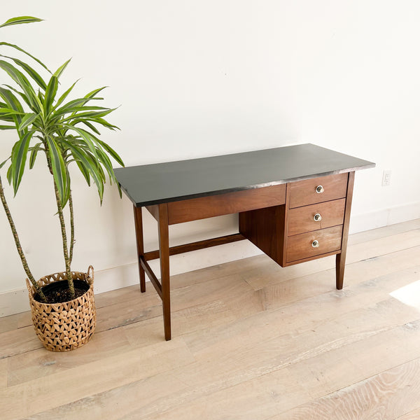 Stanley Walnut Desk w/ Formica Top – Atomic Furnishing & Design