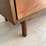 Walnut 6 Drawer Low Dresser