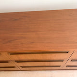 Mid Century Plinth Base Low Dresser