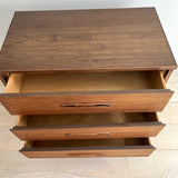 Walnut 3 Drawer Dresser