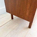 Walnut 6 Drawer Low Dresser