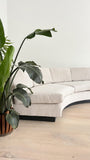 Mid Century Semi Circle Sofa - New Upholstery