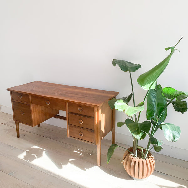 Stanley Walnut Desk w/ Formica Top – Atomic Furnishing & Design