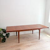Teak and Rosewood Dining Table