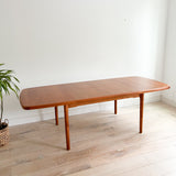 Danish Teak Dining Table w/ Butterfly Leaf