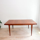 Teak and Rosewood Dining Table