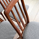 Set of 8 Teak “Eva” Dining Chairs