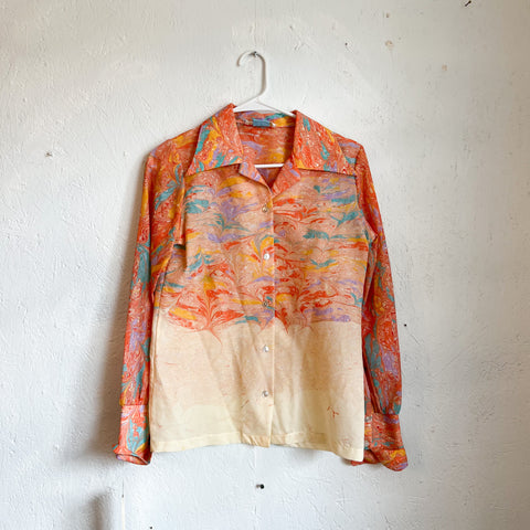 Marbled Blouse