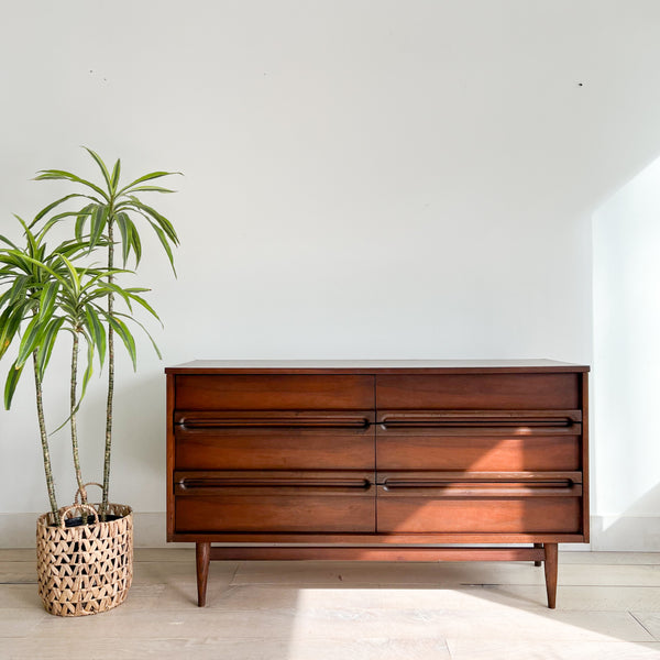 Walnut Basset 6 Drawer Dresser w/ Formica Top – Atomic Furnishing & Design