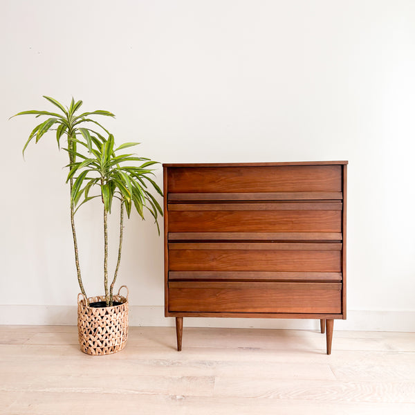 Mid Century Bassett Highboy Dresser – Atomic Furnishing & Design