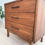 Walnut 3 Drawer Dresser