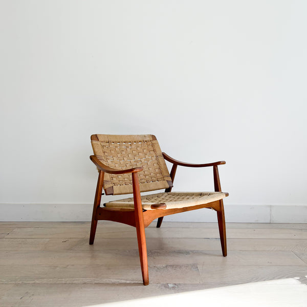 Yugoslavian Woven Chair w/ Reclining Back – Atomic Furnishing & Design