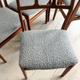 Set of 5 Teak D-Scan Dining Chairs