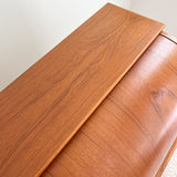 Danish Teak Roll Top Secretary