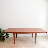 Teak and Rosewood Dining Table