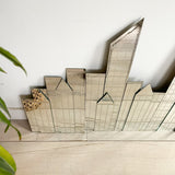 Vintage NYC Skyline Mirror