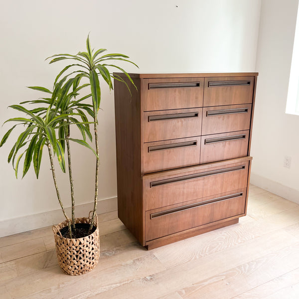 vintage highboy dresser Mid Century Plinth Base – Atomic Furnishing & Design ShopCultModern-KharaKapas-Dress Cotton Printed-Forest Green-Fashion Size:Womens XXS dried rubberwood frame with DROP07OCT24