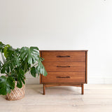 Walnut 3 Drawer Dresser