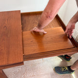Teak and Rosewood Dining Table