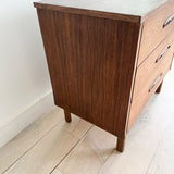 Walnut 3 Drawer Dresser