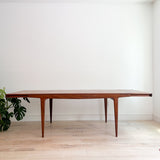 Teak and Rosewood Dining Table