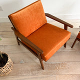 Pair of Mid Century Yugoslavian Lounge Chairs