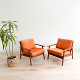 Pair of Mid Century Yugoslavian Lounge Chairs