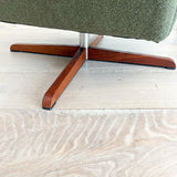 Mid Century High Back Swivel Chair