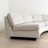 Mid Century Semi Circle Sofa - New Upholstery