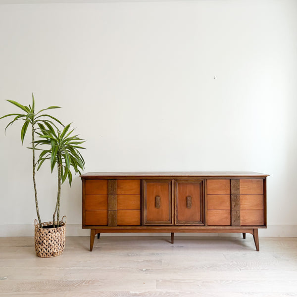 Mid Century Bassett Mayan Dresser – Atomic Furnishing & Design Mid Century Bassett Mayan Dresser – Atomic Furnishing & Design