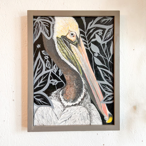 Pelican Painting 17" x 13" x 1.5"