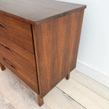Walnut 3 Drawer Dresser