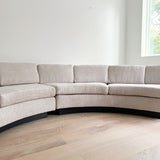 Mid Century Semi Circle Sofa - New Upholstery
