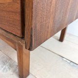 Walnut 3 Drawer Dresser