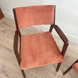 Pair of Alma Occasional Chairs - New Blush Upholstery