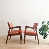 Pair of Alma Occasional Chairs - New Blush Upholstery
