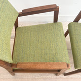 Pair of Alma Occasional Chairs - New Green Upholstery