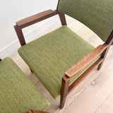 Pair of Alma Occasional Chairs - New Green Upholstery
