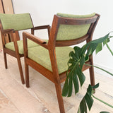 Pair of Alma Occasional Chairs - New Green Upholstery