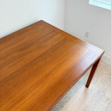 Danish Teak Large Expandable Dining Table
