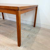 Danish Teak Large Expandable Dining Table