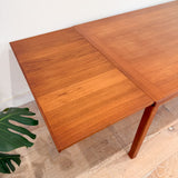 Danish Teak Large Expandable Dining Table