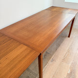 Danish Teak Large Expandable Dining Table