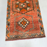 Turkish Rug/Orange Mint Green - 2'11x11'1