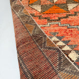 Turkish Rug/Orange Mint Green - 2'11x11'1