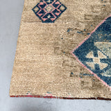 Turkish Oushak Rug - 4'x8'11