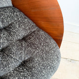 Pair of Plycraft Chairs - New Grey Upholstery