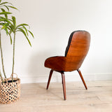 Pair of Plycraft Chairs - New Grey Upholstery