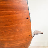 Pair of Plycraft Chairs - New Grey Upholstery